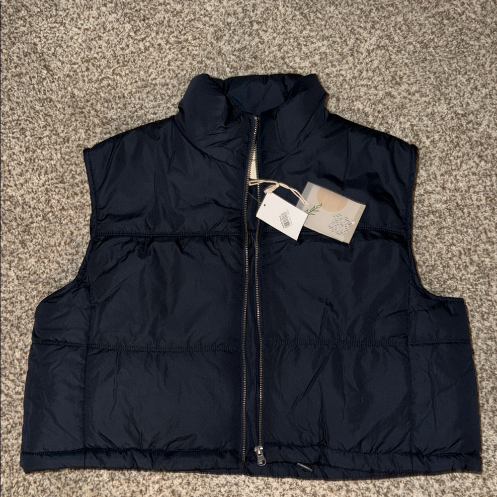 Thread & Supply Navy Puffer Vest